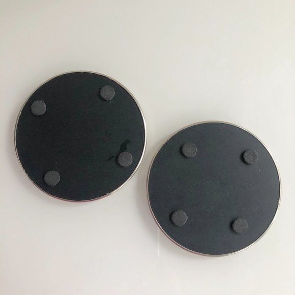 NWOT-PAIR Floral+Crown French Soap Label Coasters - Picture 5 of 5